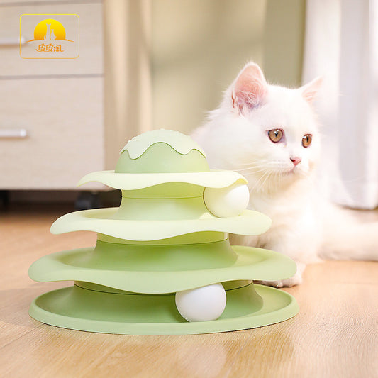 Cat Toy Bag: Ice Cream Cat Playground, Four-Layer Cat Tower for Endless Fun