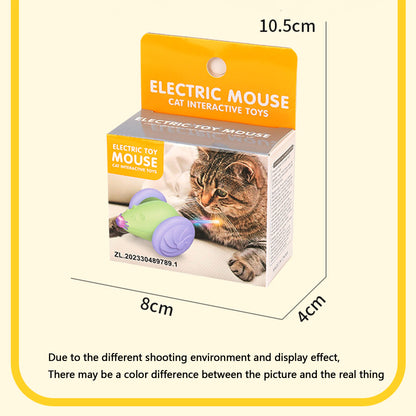 Smart Chase Cat Toy with Colorful Lights and Irregular Movement - Interactive Mouse