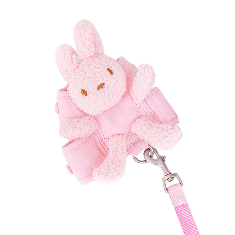 Anti-Escape Cat Harness with Cute Bunny Design - Ideal for Outdoor Adventures